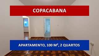 AP1542 - COPACABANA, Rua Siqueira Campos, lindo apartamento, sala, 2 quartos, com terraço, sem vaga