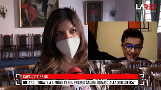 Iuliano: "Grazie Simone per i libri donati alla Biblioteca di Cava de' Tirreni".