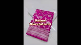 Banarasi Mashru Silk sarees/To place order 9810207913#summercollection#banarasi#myngels#shortvideo