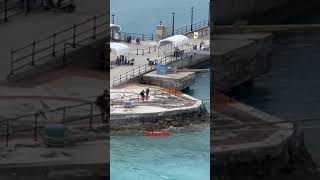 Pier runners left behind at Bermuda cruise port #cruise #celebrity #travel #bermuda #vacation