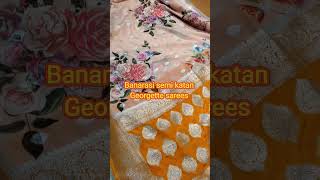 Banarasi semi katan Georgette saree /To shop 9810207913