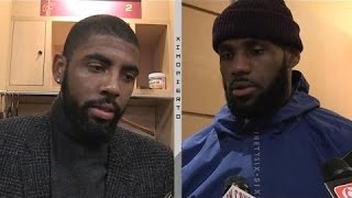 LeBron & Kyrie Irng Postgame Interew | Heat vs Cavaliers | December 9, 2016 | 2016-17 NBA S