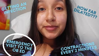 I STARTED TO HAVE CONTRACTIONS AT 34 WEEKS PREGNANT | Our crazy night in the ER