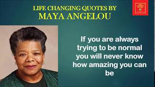 Quotes By Maya Angelou || life changing quotes || Maya Angelou famous quotes ||