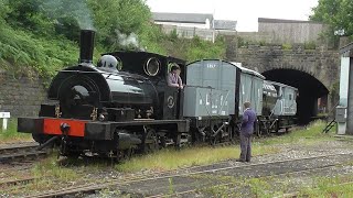 L&Y PUG No. 30 in action at the East Lancs Railway  on 18 June 2022