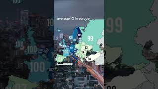 average IQ in every EU country