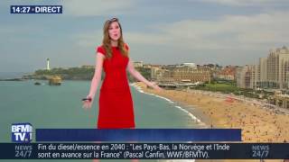 LA METEO de DANIELA PREPELIUC le 2017 07 06 sur BFM TV