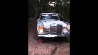 starting a mercedes-benz fintail w111 220s