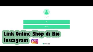 Cara Membuat Linktree di Profil Instagram | Cara Membuat Link Olshop | Linktree Tutorial