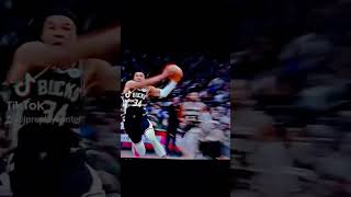 jaylen brown gets dropped by Giannis Antetokounmpo #nba #espn #bucks #Celtics #basketball