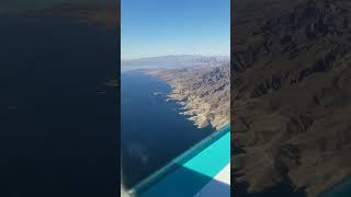 Aerial view Lake Mead Nevada #shorts #flying