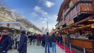 🇫🇷 Tuileries Garden Christmas Market: La Magie de Noël - 2023 Walking Tour [4K 60fps]