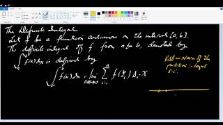 Riemann Sum and the Definite Integral