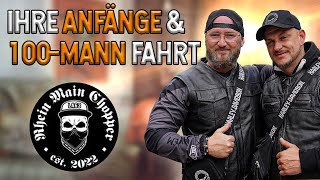 🏍 100-MANN AUSFAHRT & die ANFÄNGE von RHEINMAINCHOPPER! 🤟🔥 - Interview | Rock da Bike