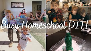 DITL Homeschool Vlog | FUN Volcano Science experiment