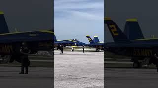 Friday Blue Angels rollout for practice