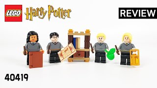 레고 해리포터 40419 호그와트 학생 액세서리 세트(Harry Potter Hogwarts Students Acc. Set) - 리뷰_Review_레고매니아_LEGO Mania