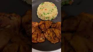 Delicious boneless chicken with rice #￼