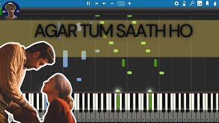 Agar Tum Saath Ho Piano Tutorial | Tamasha | Alka Yagnik | Arijit Singh | अगर तुम साथ हो| Rishabh DA