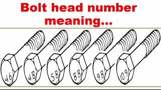 What is The Meaning Of Bolt Head Number in Hindi/Urdu...