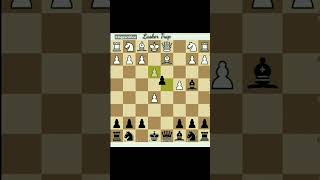 Lasker Trap #chess #kingsacrifice #shorts #trap