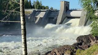 Imatra rapid water flow