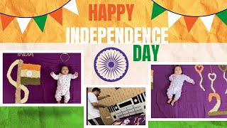 INDEPENDENCE DAY 15 August 2024 🇮🇳 Independence day newborn baby photoshoot ideas #independenceday