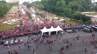 Keramaian Thejakmania jelang final Piala Presiden 2018