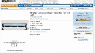 Aquarium Lighting Review - 48 in, 216W, Multi-Light - T5 Lightfixture