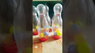 playing bowling little tikes