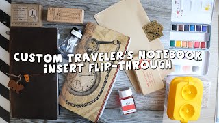 custom Traveler's Notebook flip-through