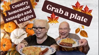 "Farm-Fresh Sausages & Veggie Feast | Cozy October Comfort Food!"