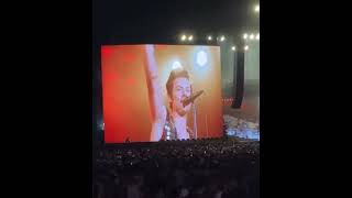 "to boyfriends everywhere fuck you"_ Harry Styles while introducing his new song