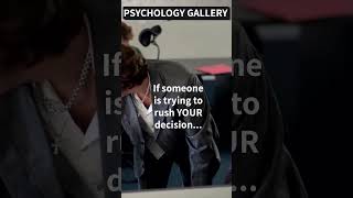 THIS is why someone may be rushing YOUR Decision!!!😒#shorts #shortsvideo #motivation #psychology