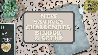 New savings challenges, binder, and setup! 🤑