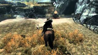 Skyrim - The Legend of King Arthur Easter Egg #1 (Sword In The Stone) - 720p