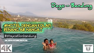 Berenang di kolam renang air hangat  |  Dago-Bandung 🏊 | 【4K】