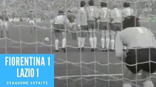 12 gennaio 1975: Fiorentina Lazio 1 1