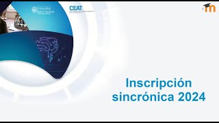 Inscripción sincrónica 2024