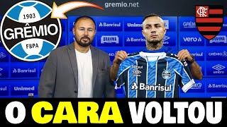 💥BOMBA! CRAQUE CHEGANDO HOJE NO GRÊMIO?! GRANDE RETORNO NO GREMIO! ÚLTIMAS NOTÍCIAS DO GRÊMIO HOJE