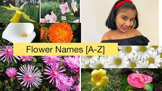 Flower Names A to Z || flowers names for kids// A to Z flower Names