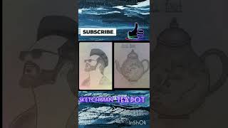 sketch man vs teapot 🤨🤨 #viral #trending #shorts