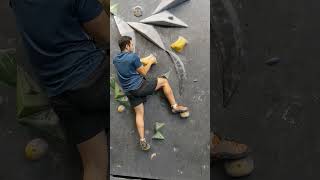 Having fun with bouldering