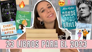 23 LIBROS✨que QUIERO LEER en 2023 😱💕 | Belbooks 📚