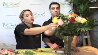 Arranging your bouquet of roses #7