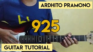 Ardhito Pramono - 925 (Gitar Tutorial)