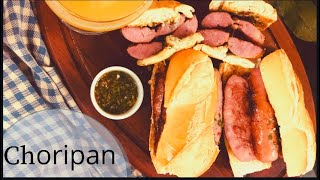 Choripan - pão com linguiça