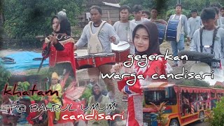 GEGERKAN WARGA 14 KUDA KHATAM TPQ BAHRUL ULUM CANDISARI KELILING DESA CANDISARI