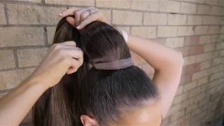 How to attach a Ponytail clip in extension