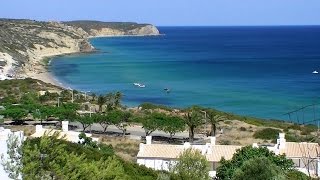 Praia Salema Vila do Bispo Algarve Portugal (HD)